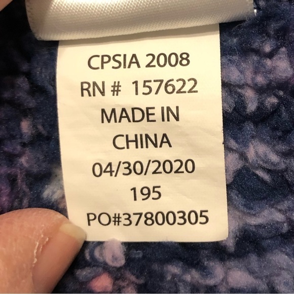 EDDIE Bauer Outdoor Girls Purple/Blue Sherpa Hooded Jacket Size L(14/16) - Picture 12 of 16